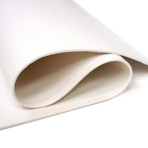 Silicone Sheet 60 Shore 1.5mm Thick / 10 metres (White)
